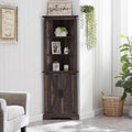 Farmhouse Corner Cabinet, 68 Tall Corner Cabinet, Corner Cabinet