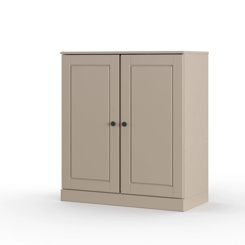 100% Solid Wood 32 Bathroom Cabinet with Solid Doors and Adjustable Shelves