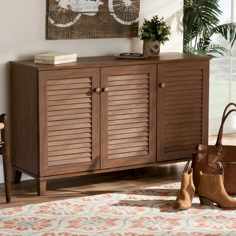 Copper Grove Zdolbuniv Wood 8-shelf Shoe Storage Cabinet